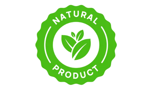 VisiFlora 100% Natural logo, highlighting pure, natural ingredients