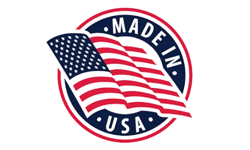 VisiFlora made in USA badge, guaranteeing product authenticity and quality